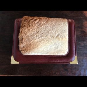 Vintage Lispeer Kangaroo Hide Purse